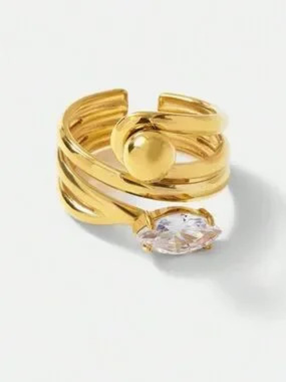 Veloura Dual Form Crystal Ring